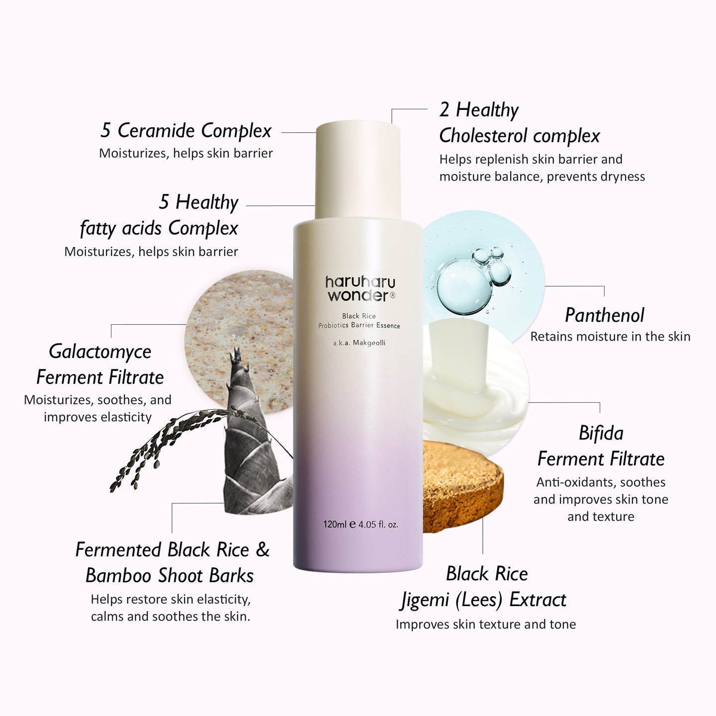 Black Rice Probiotics Barrier Essence - 120 ml