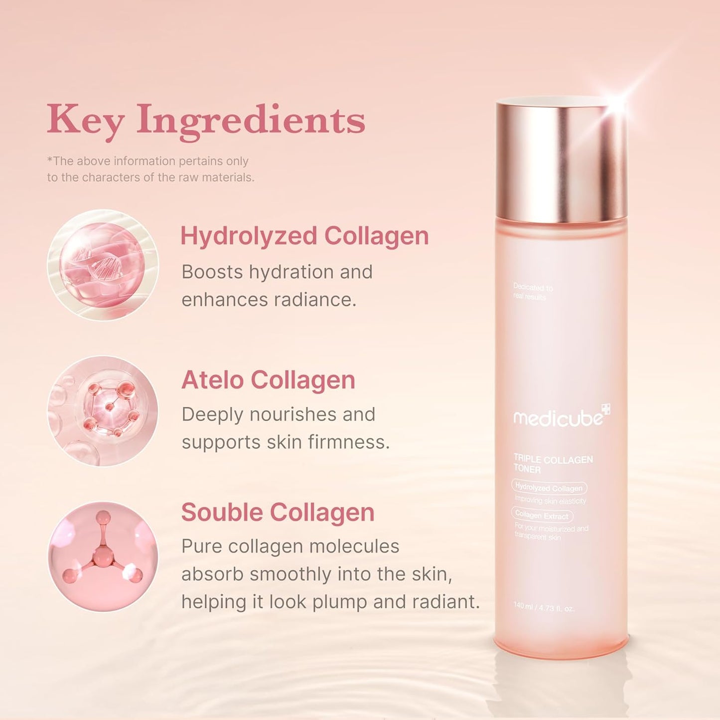 Lotion tonique triple collagène - 140 ml