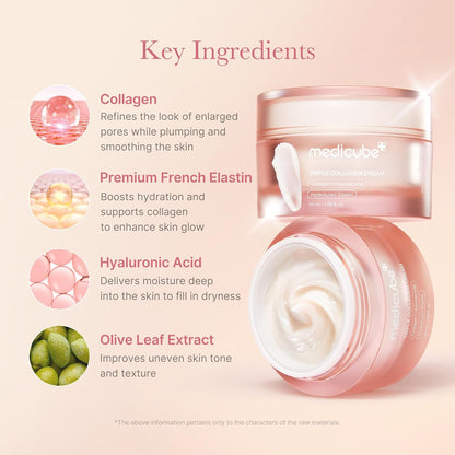 Crème triple collagène - 50 ml