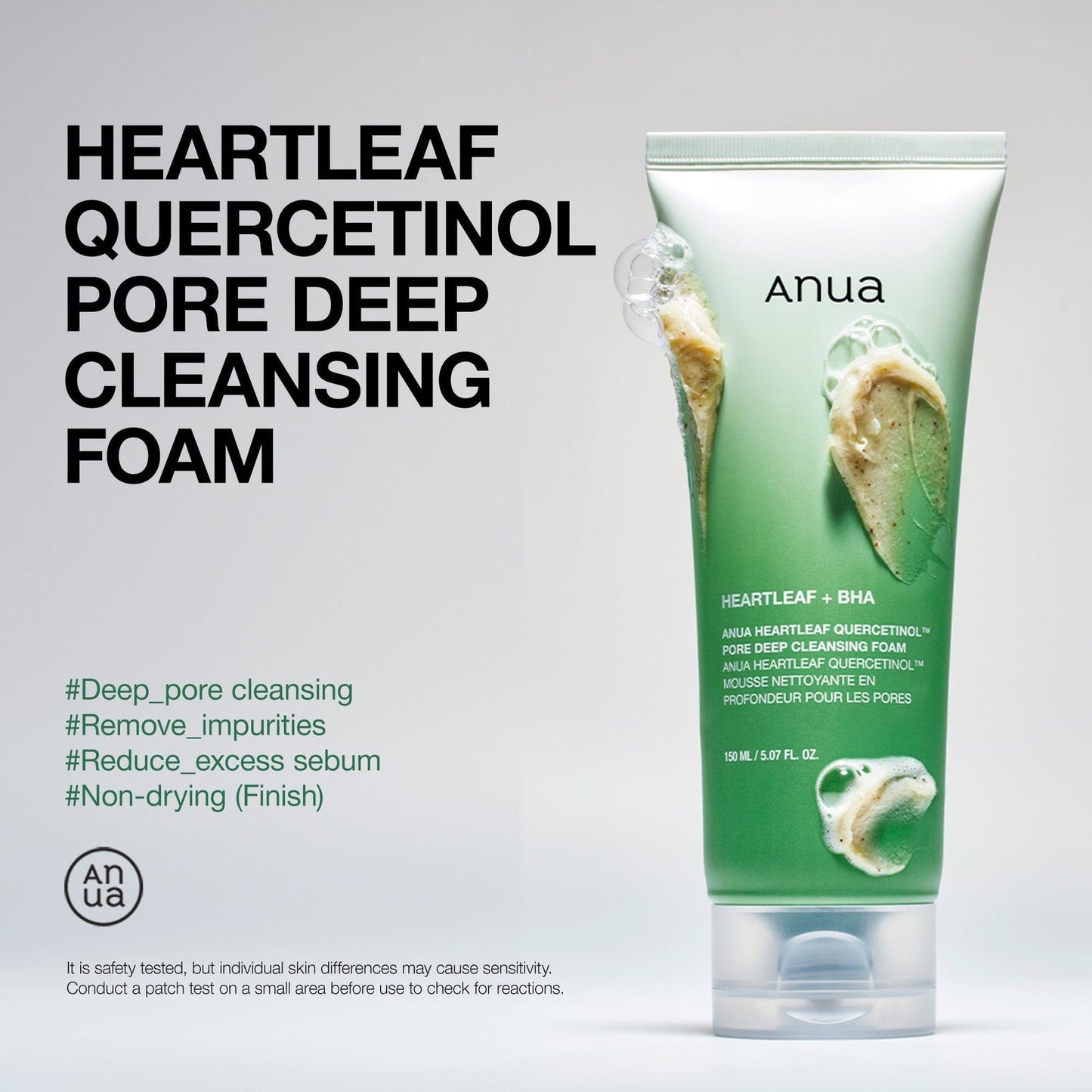 Heartleaf Quercetinol Porenverfeinernder Reinigungsschaum – 150 ml
