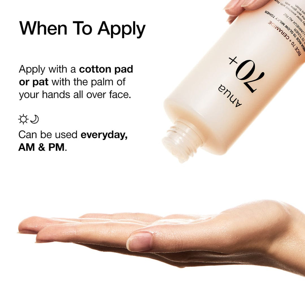 Rice 70 Glow Milky Toner - 250 ml